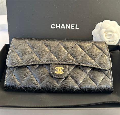 chanel zip wallet small|chanel classic long flap wallet.